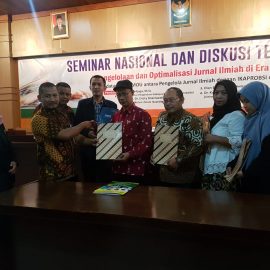 Seminar Nasional dan Diskusi Terumpun dan Penandatanganan MOU