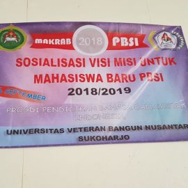 Sosialisasi Visi Misi PBSI Univet Bantara Sukoharjo